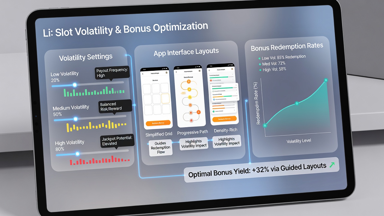 Vergleich verschiedener App-Layouts mit Fokus auf Bonus-Buttons und Volatilitätsanzeigen in mobilen Slot-Plattformen