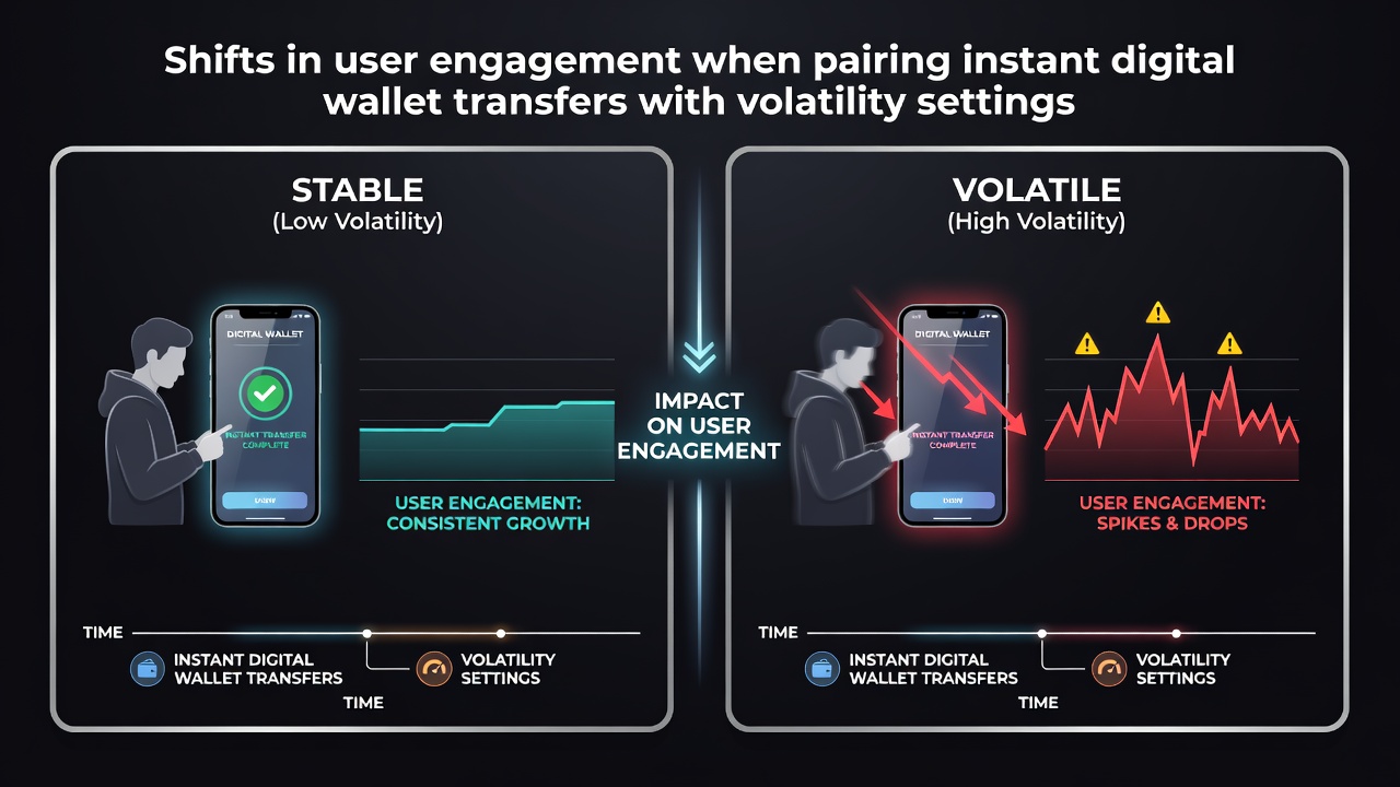 Grafik zu Nutzerengagement-Metriken in Live-Casino-Apps