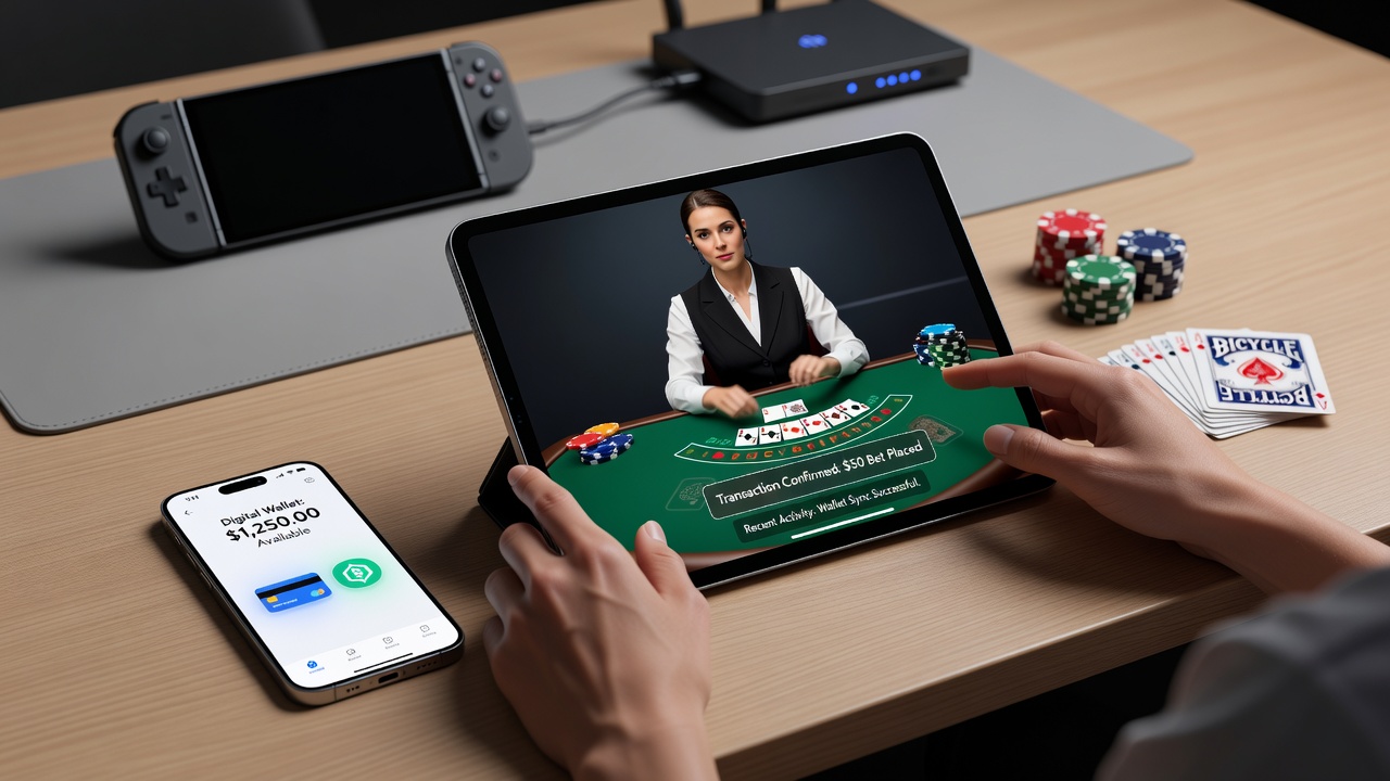 Transaktionsanalyse in portablen Gaming-Ökosystemen mit Live-Dealer